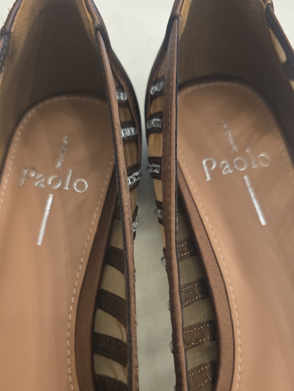 NIB Linea Paolo Noelle L Pointed Toe Flats. Chocolate Brown. Size 8M - Picture 4 of 8